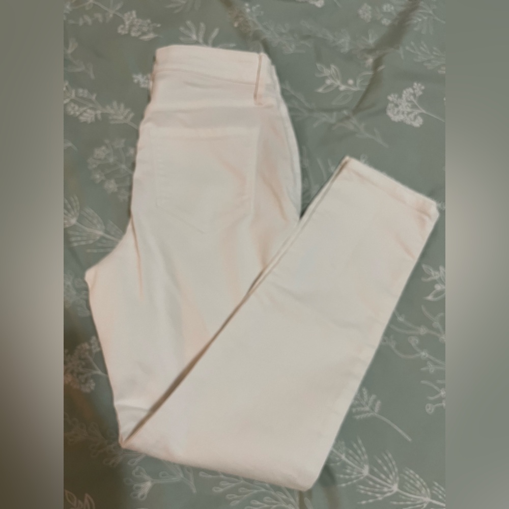 Old Navy High Rise Super Skinny White Denim Jeans Size 4